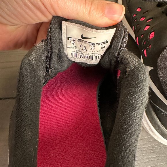 Nike - Women's Flex 2015 Run, Black/White/Pink - Size 7 - Picture 7 of 8